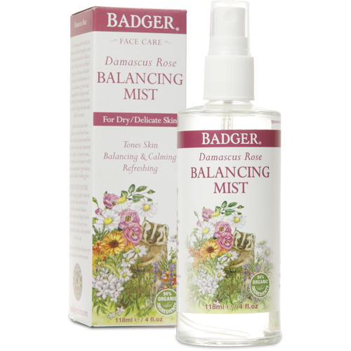 Badger Damascus Rose Balancing Mist 4oz
