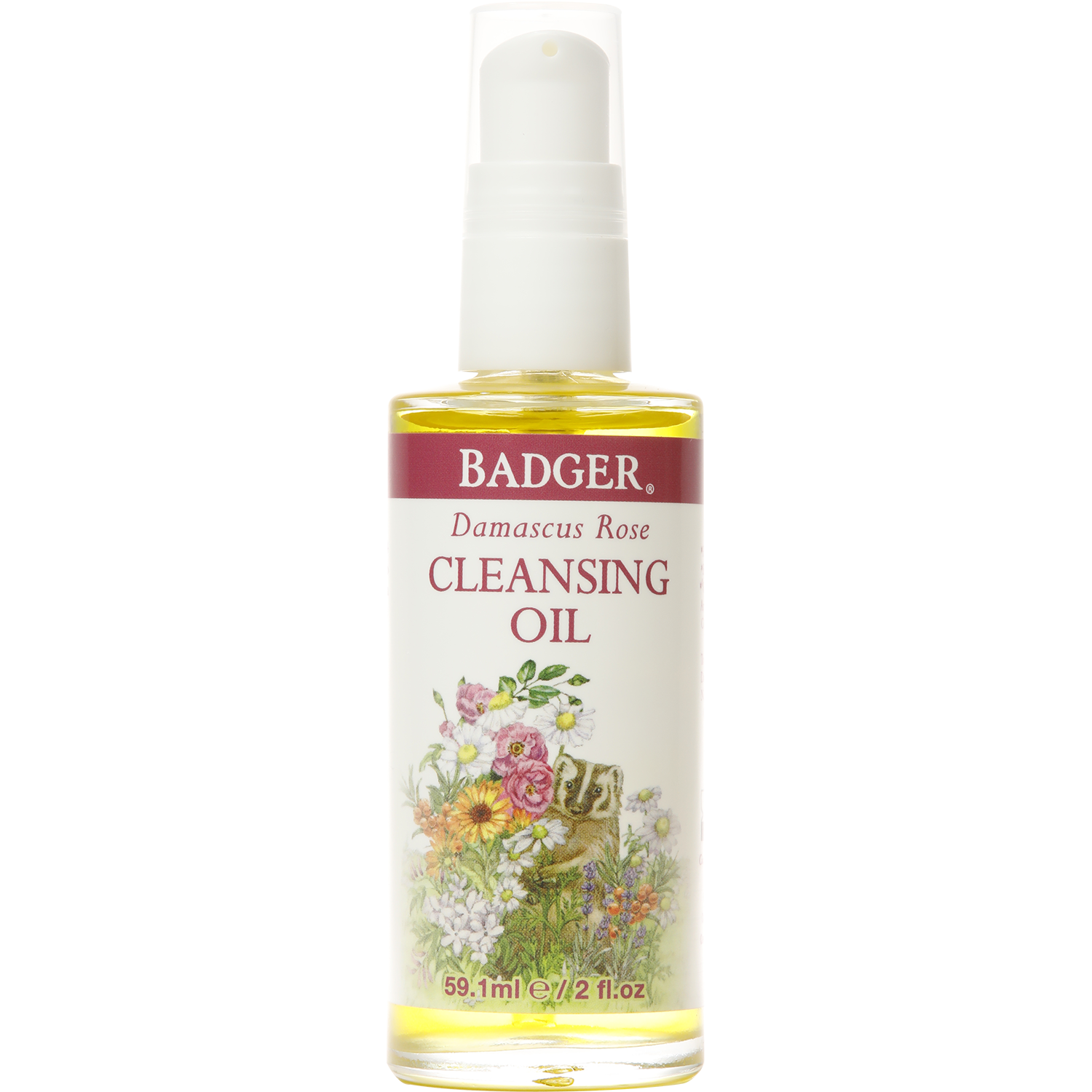 Badger Damascus Rose Cleansing Oil 2oz