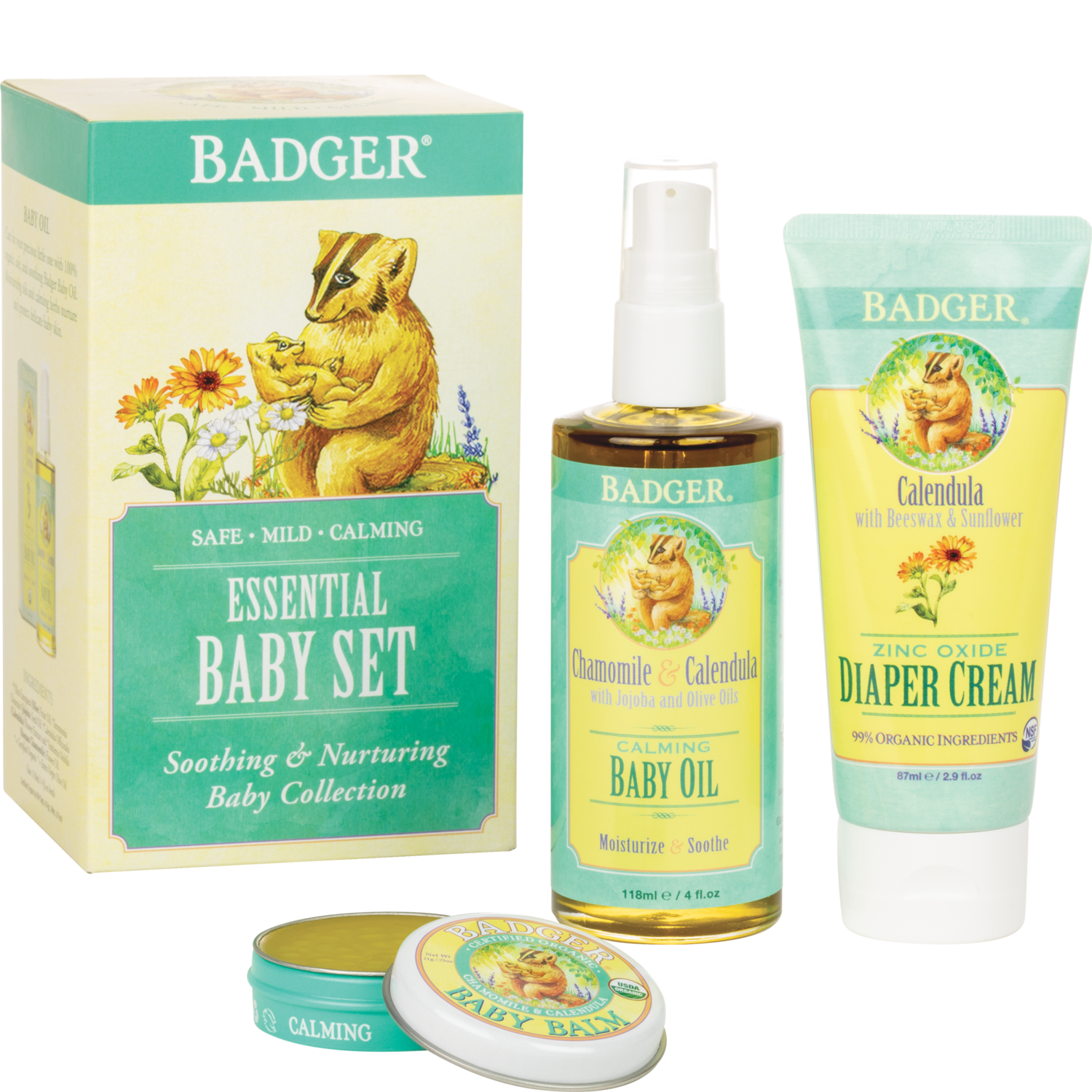 Badger Essential Baby Gift Set