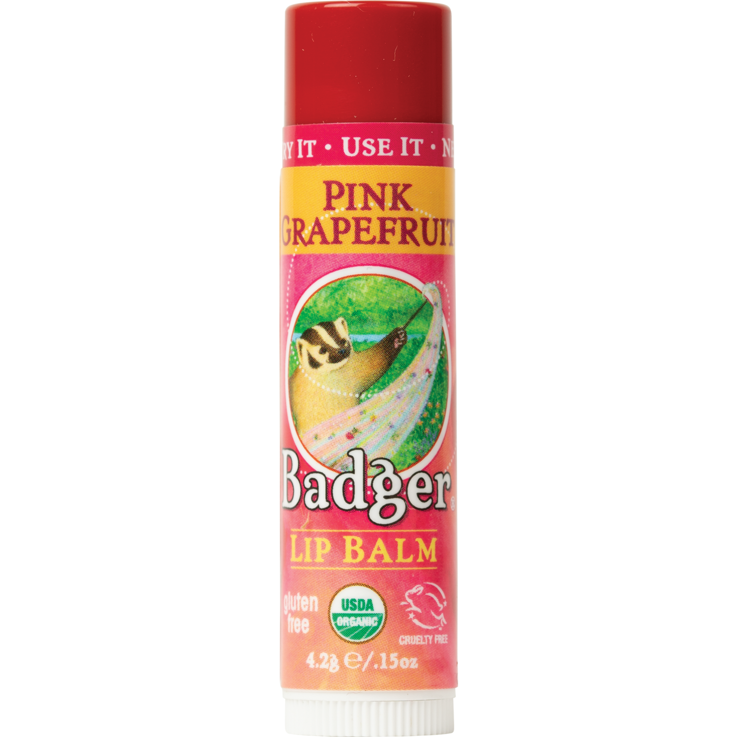 Badger Lip Balm Pink Grapefruit