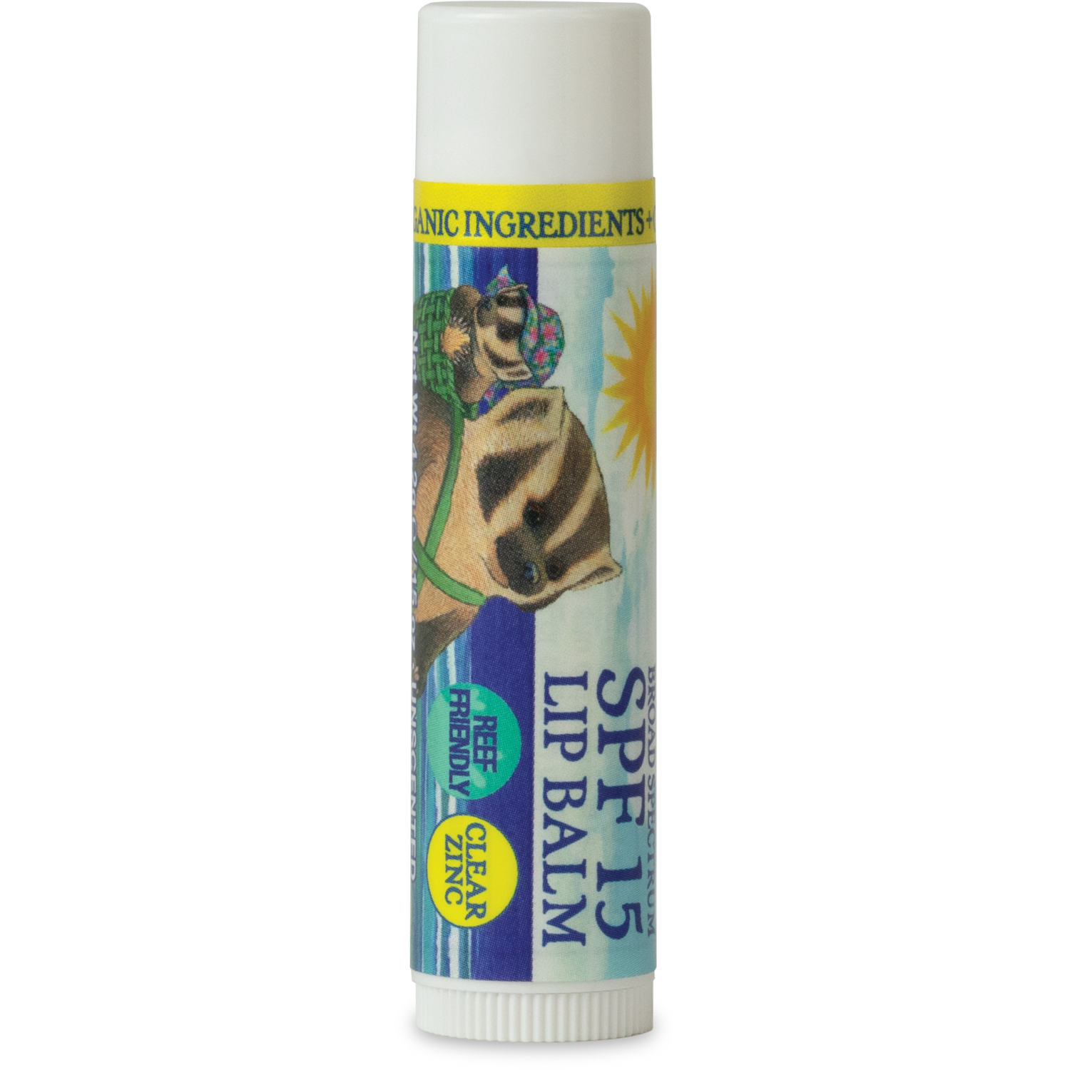 Badger Sunscreen Lip Balm 15spf