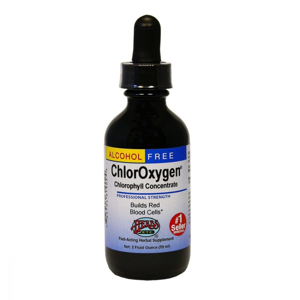 Herbs Etc ChloroOxygen Concentrate 1oz Mint Flavor