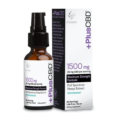 CVScience Plus CBD High Potency 9mg Pepp 2oz**
