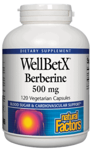 Natural Factors Berberine WellBetX 500mg