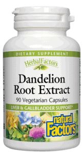 Natural Factors Dandelion Root Extract 90 Cap