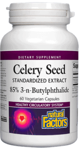Natural Factors Celery Seed 60 Caps