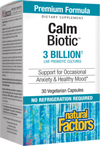 Natural Factors Calm Biotic 3 Billion 30 Cap