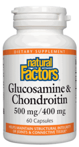 Natural Factors Glucosamine &amp; Chondroitin 500/400mg 60caps