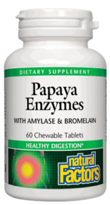 Natural Factors Papaya Enzymes 120 ct
