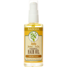 Badger Herbal Hair Oil Rosemary &amp; Tea Tree
