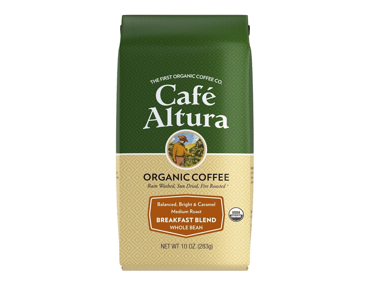 Cafe Altura Whole Bean Breakfast Blend 10oz