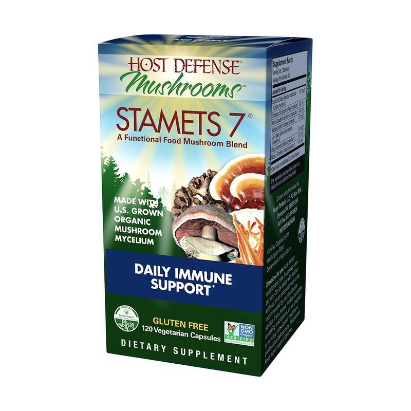Host Defense Mushrooms Stamets 7 120 Vegetarian Capsules