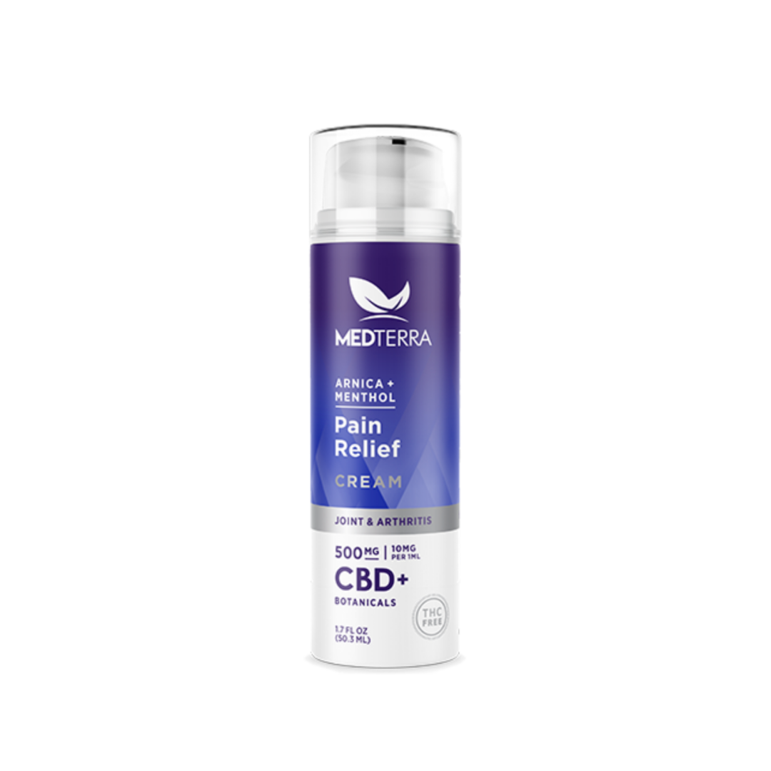 Medterra Arnica + Menthol Pain Relief Cream 500mg**