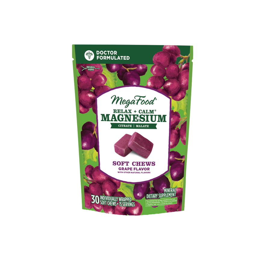 Megafood Magnesium Chews Grape 30chew
