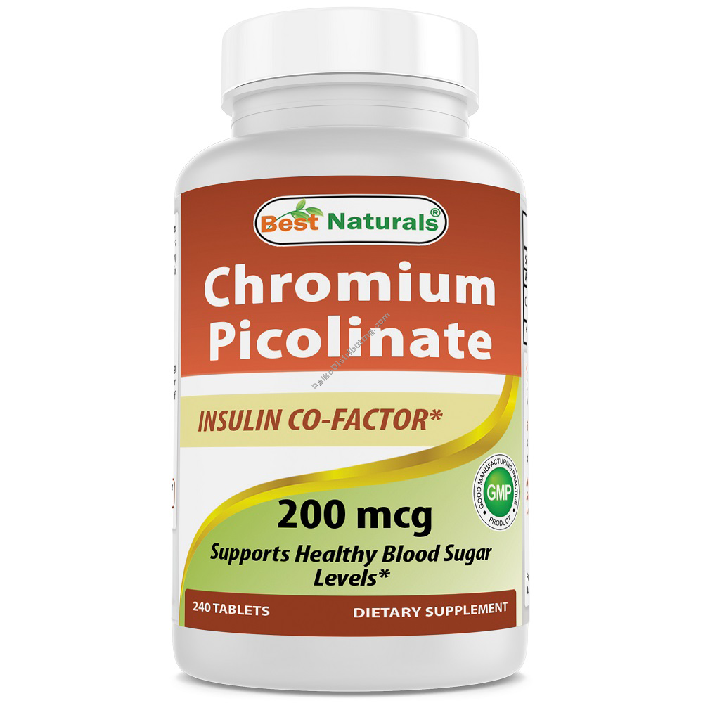 Best Naturals Chromium 200mcg 240 Tab