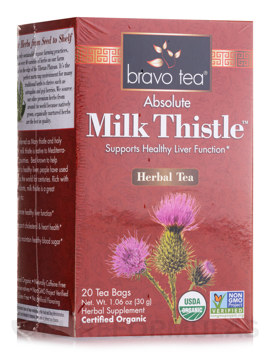 Bravo Tea Milk Thistle 20ct