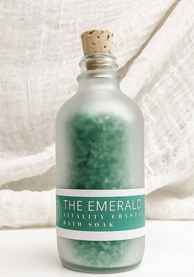 Hidden Forest Naturals Emerald Vitality Crystal Bath Soak