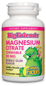 Natural Factors BigFriends Magnesium Citrate Chewable  50mg