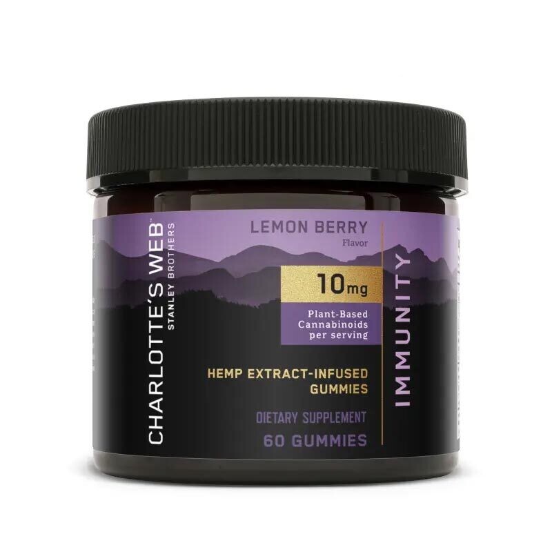 Charlotte&#39;s Web CBD Immunity Gummies 10mg 60ct
