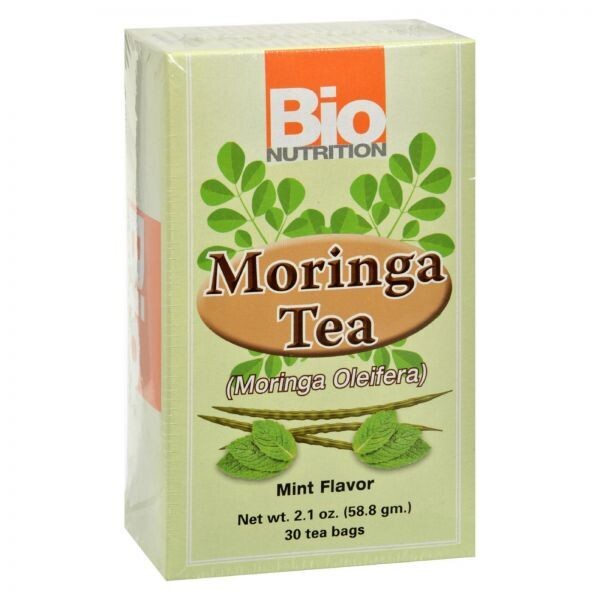 Bio Nutrition Moringa Tea Mint Flavor 30 Tea Bags