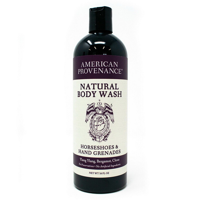 American Provenance Natural Body Wash Horseshoes &amp; Hand Grenades