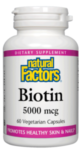 Natural Factors Biotin 5000mcg 60 Cap