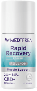 Medterra Rapid Recovery Cooling Roll-On 1000mg 2oz**