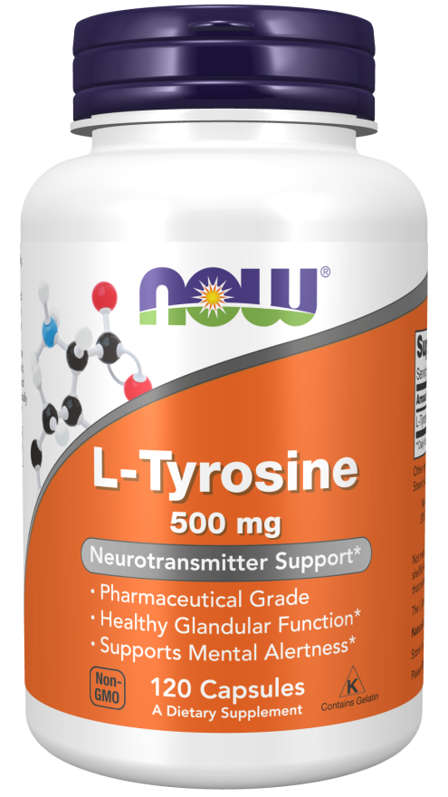 NOW L-Tyrosine 500mg 120cap