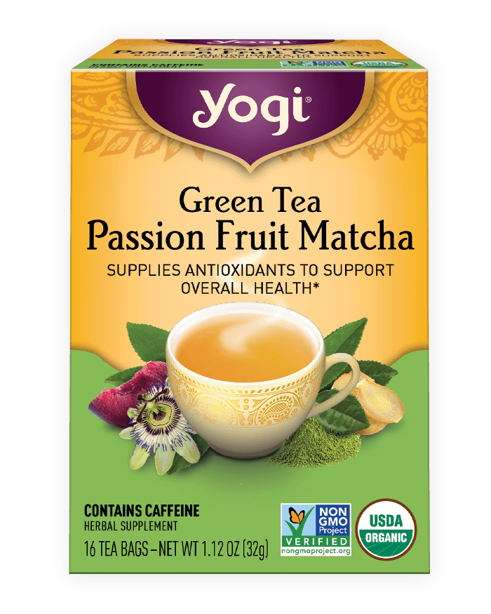 Yogi Tea Green Tea Passion Fruit Matcha