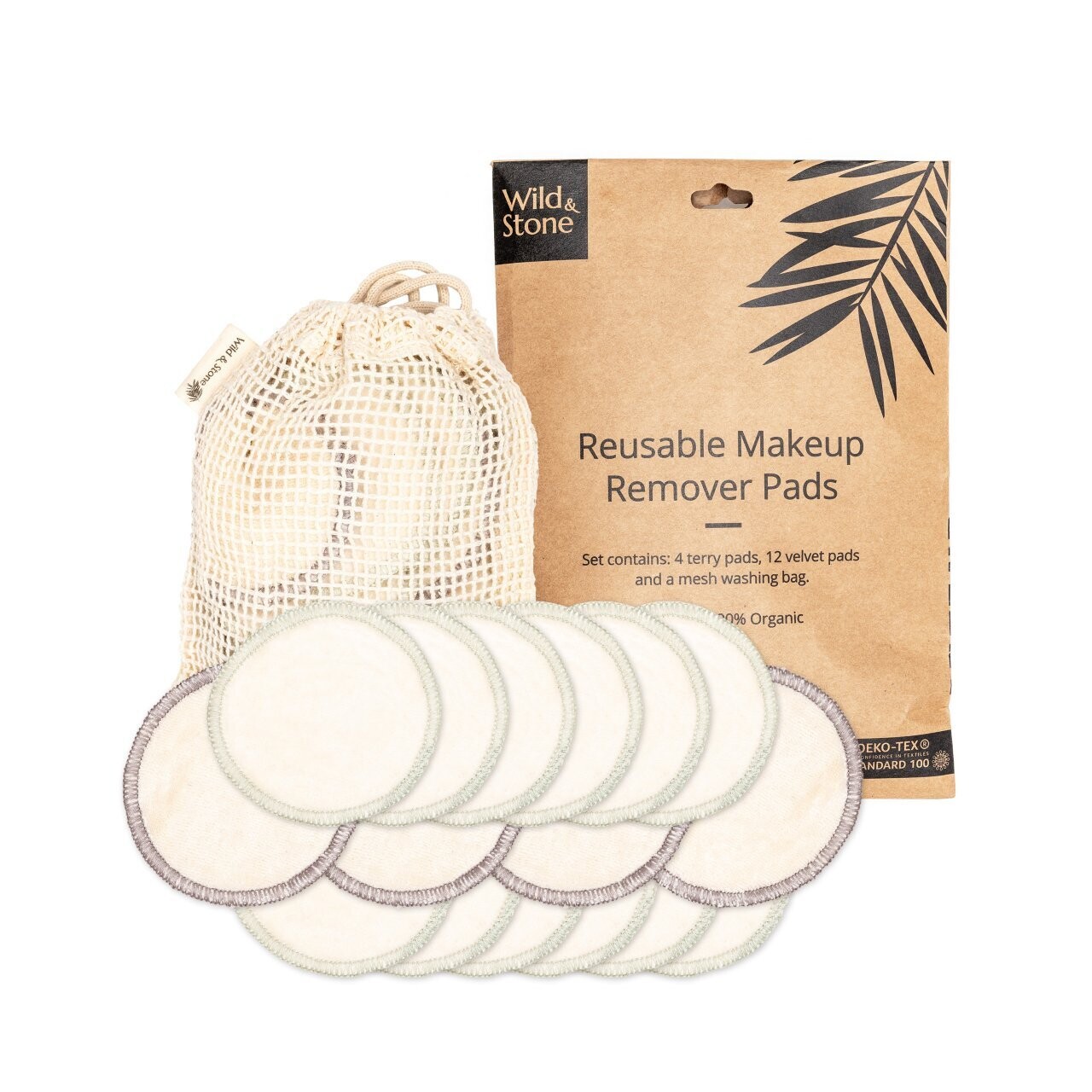 Wild &amp; Stone Reusable Makeup Remover Pads Multi Pack