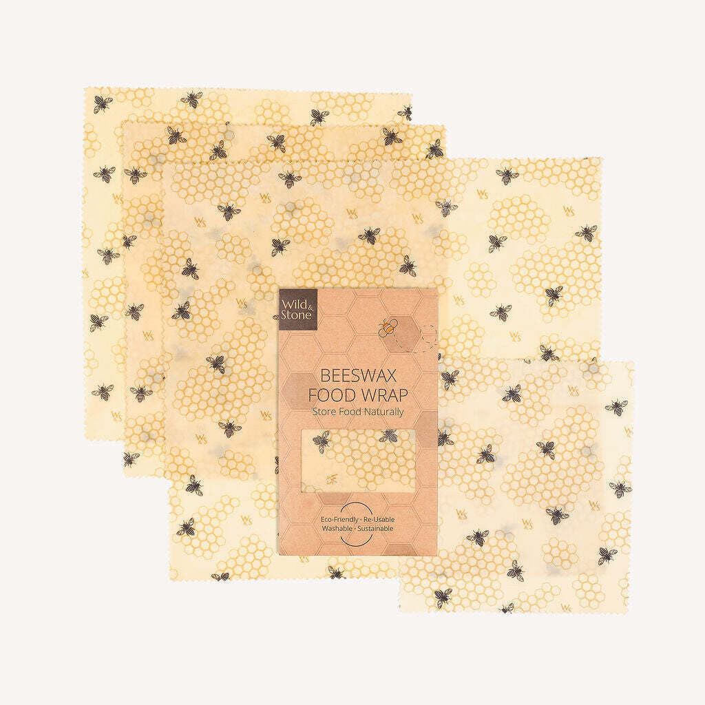 Wild &amp; Stone Beeswax Food Wraps Multi Pack