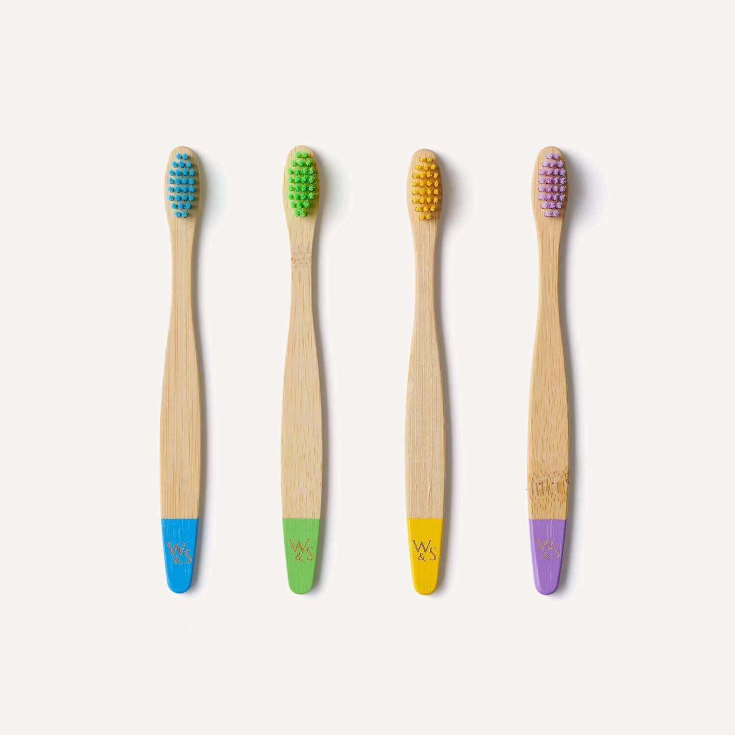 Wild &amp; Free Bamboo Toothbrush Childrens Multi Pack