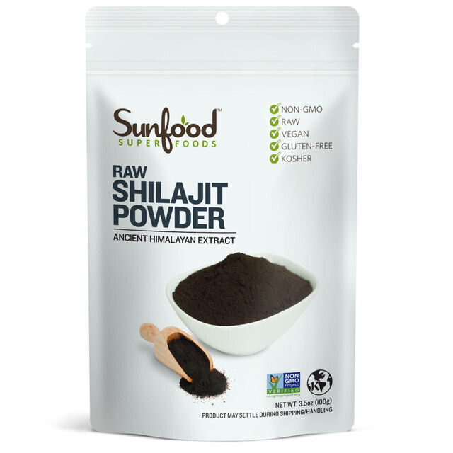 Raw Shilajit Powder Sunfood Superfoods