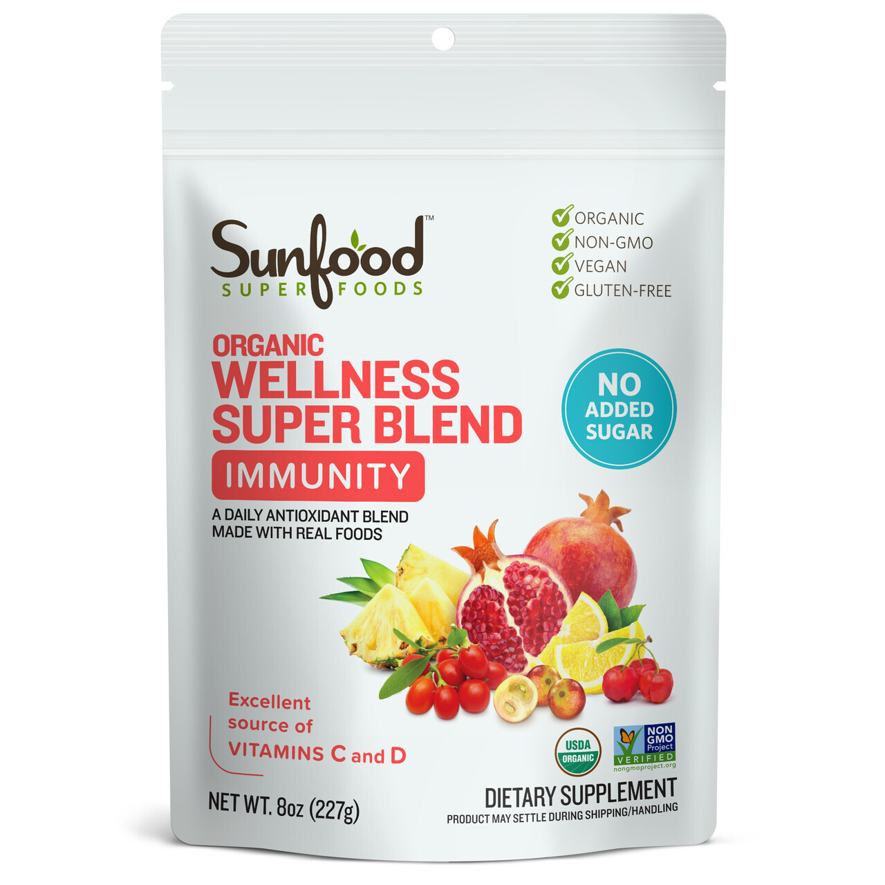 Sunfood Organic Wellness Superblend -- Immunity 8oz