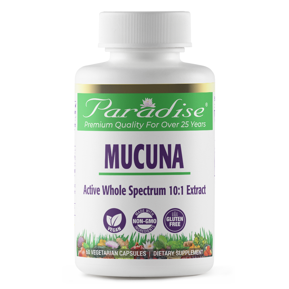 Paradise Herbs Mucuna 60 Cap**