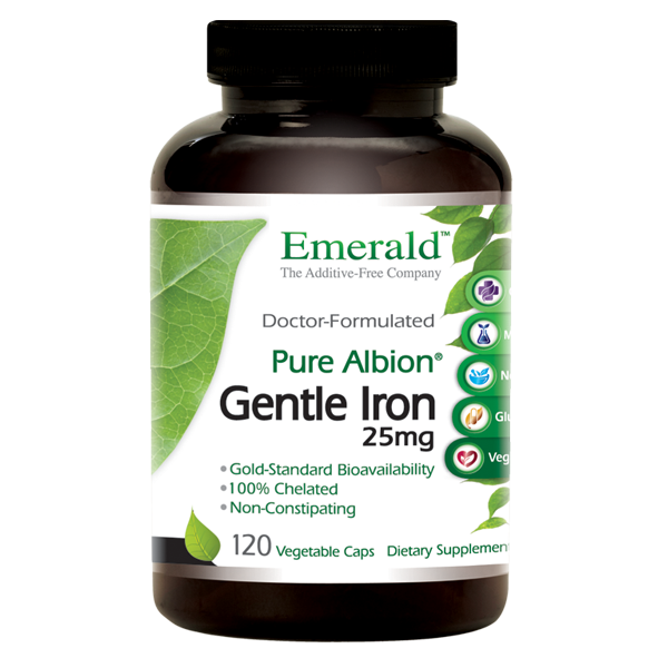 Emerald Labs Pure Albion Gentle Iron 25mg 120cap