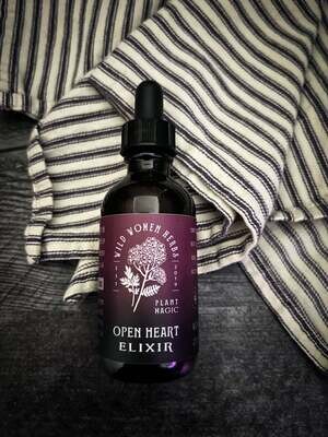 Wild Women Herbs Open Heart Elixir 2 Fl Oz