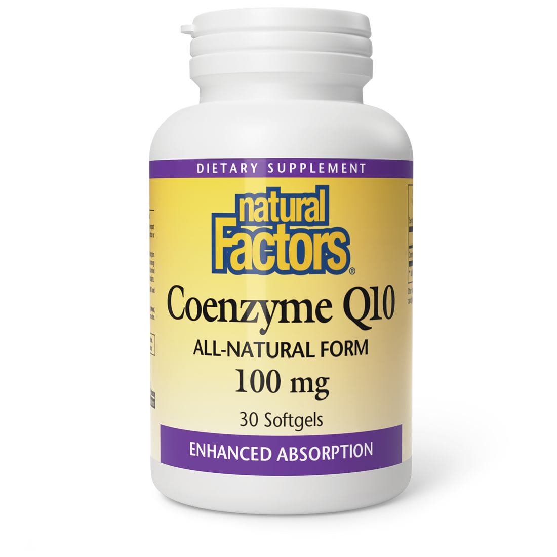 Natural Factors Coenzyme Q10 100mg 30sgel