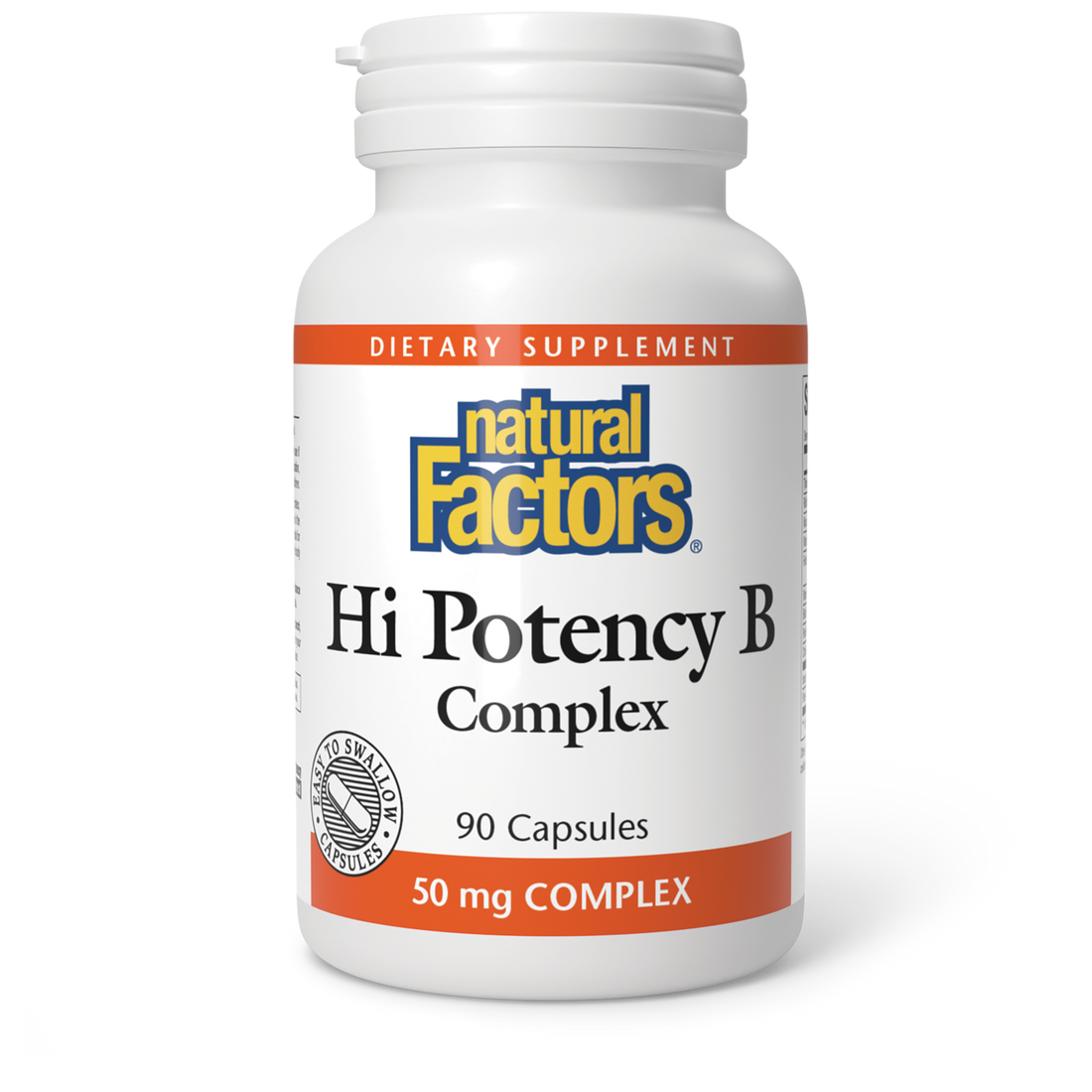 Natural Factors Hi Potency B Complex 90 Caps