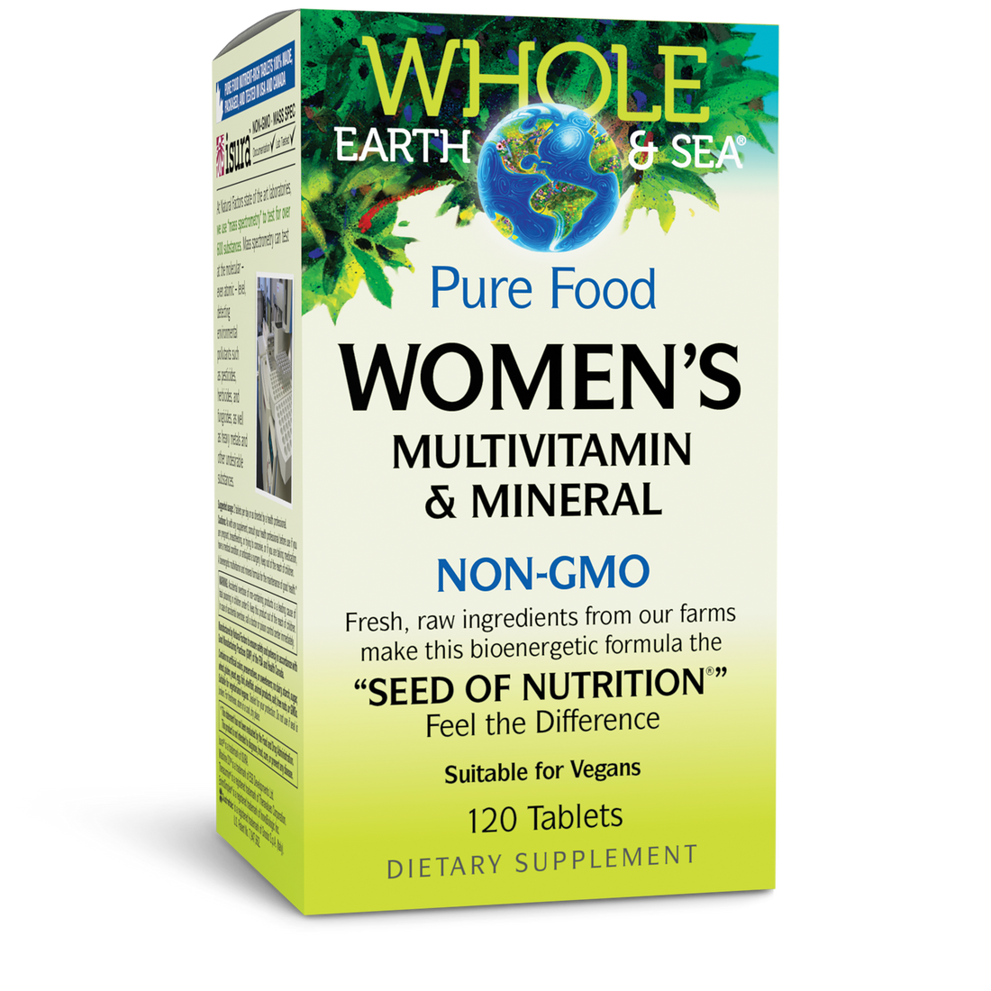 Natural Factors Whole Earth &amp; Sea Women&#39;s Multivitamin And Mineral 120tab