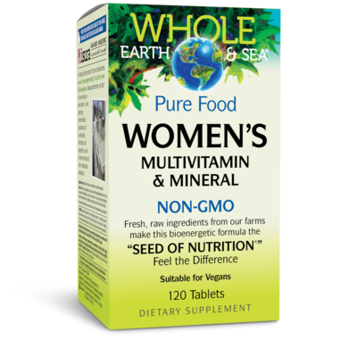 Natural Factors Whole Earth &amp; Sea Women&#39;s Multivitamin And Mineral 120tab