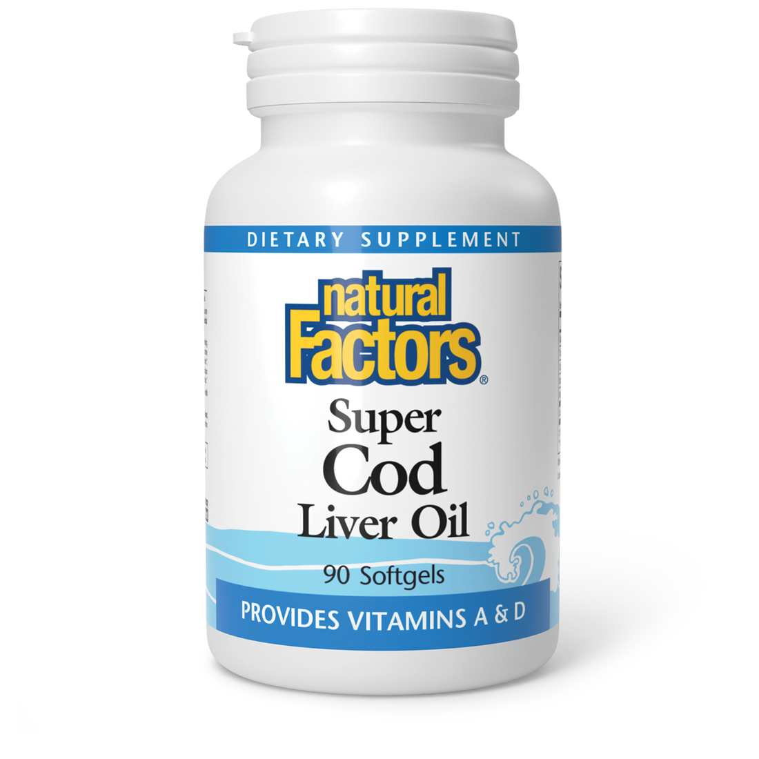 Natural Factors Super Cod Liver Oil 90sgel