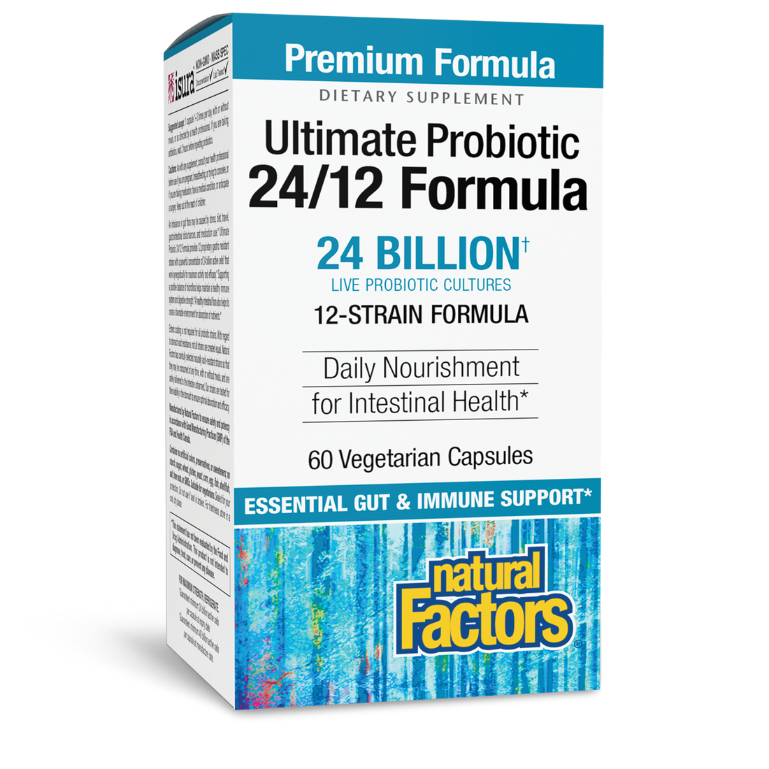 Natural Factors Ultimate Probiotic 24/12 Formula 60 Cap