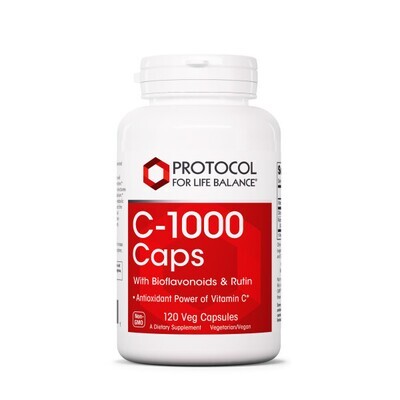 Protocol C-1000 With Biofalvonoids &amp; Rutin 120 Caps