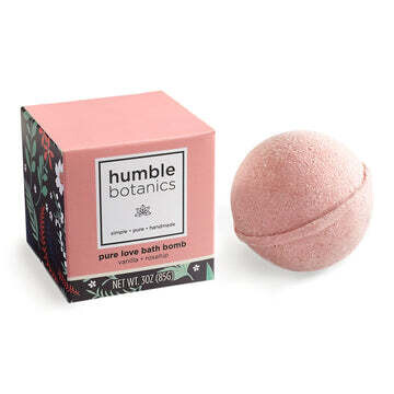 Humble Botanics Hand Made Single Bath Bombs Pure Love
