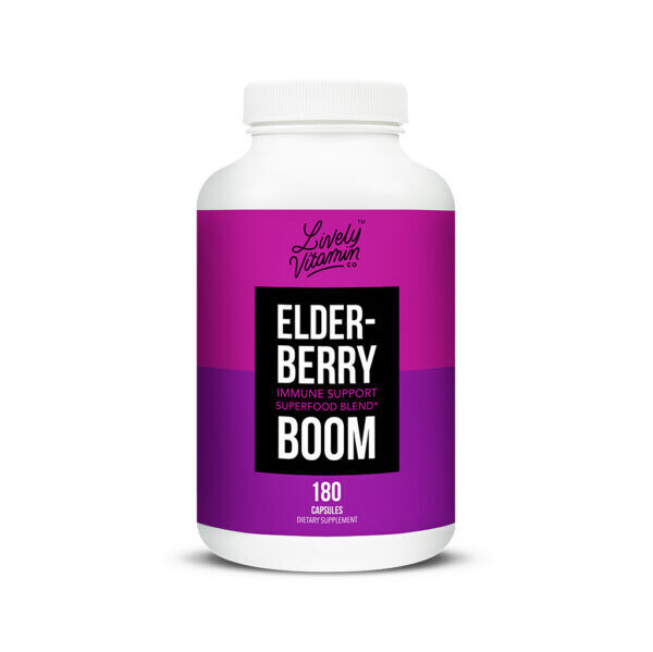 Lively Vitamin Elderberry Boom 180 Caps