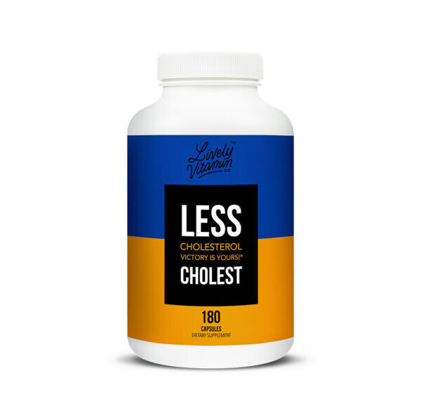 Lively Vitamin Less Cholest 180 Caps