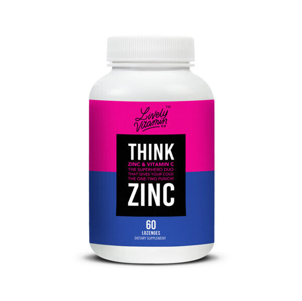Lively Vitamin Think Zinc 60 Lozenges