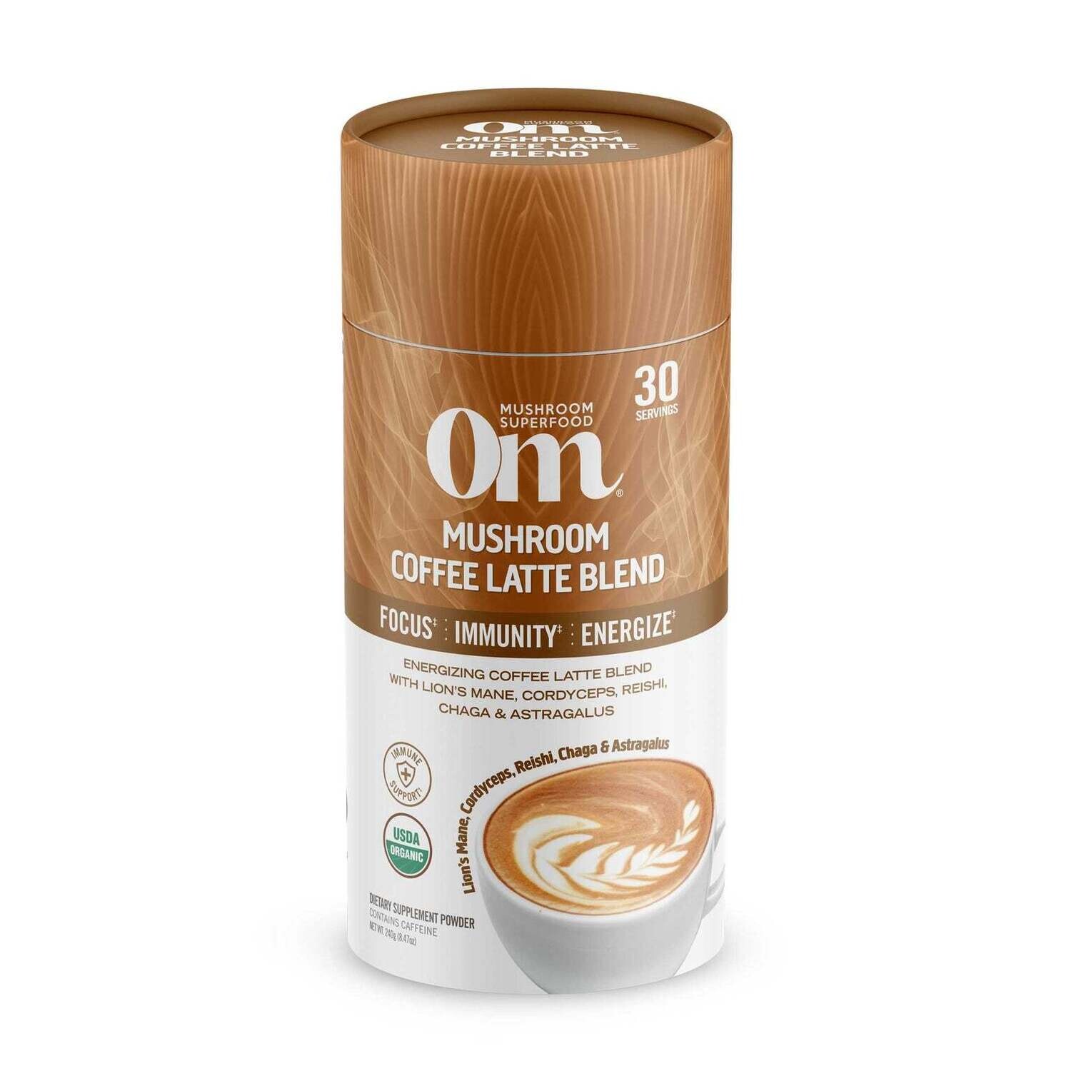 Om Mushroom Coffee Latte 8.47oz