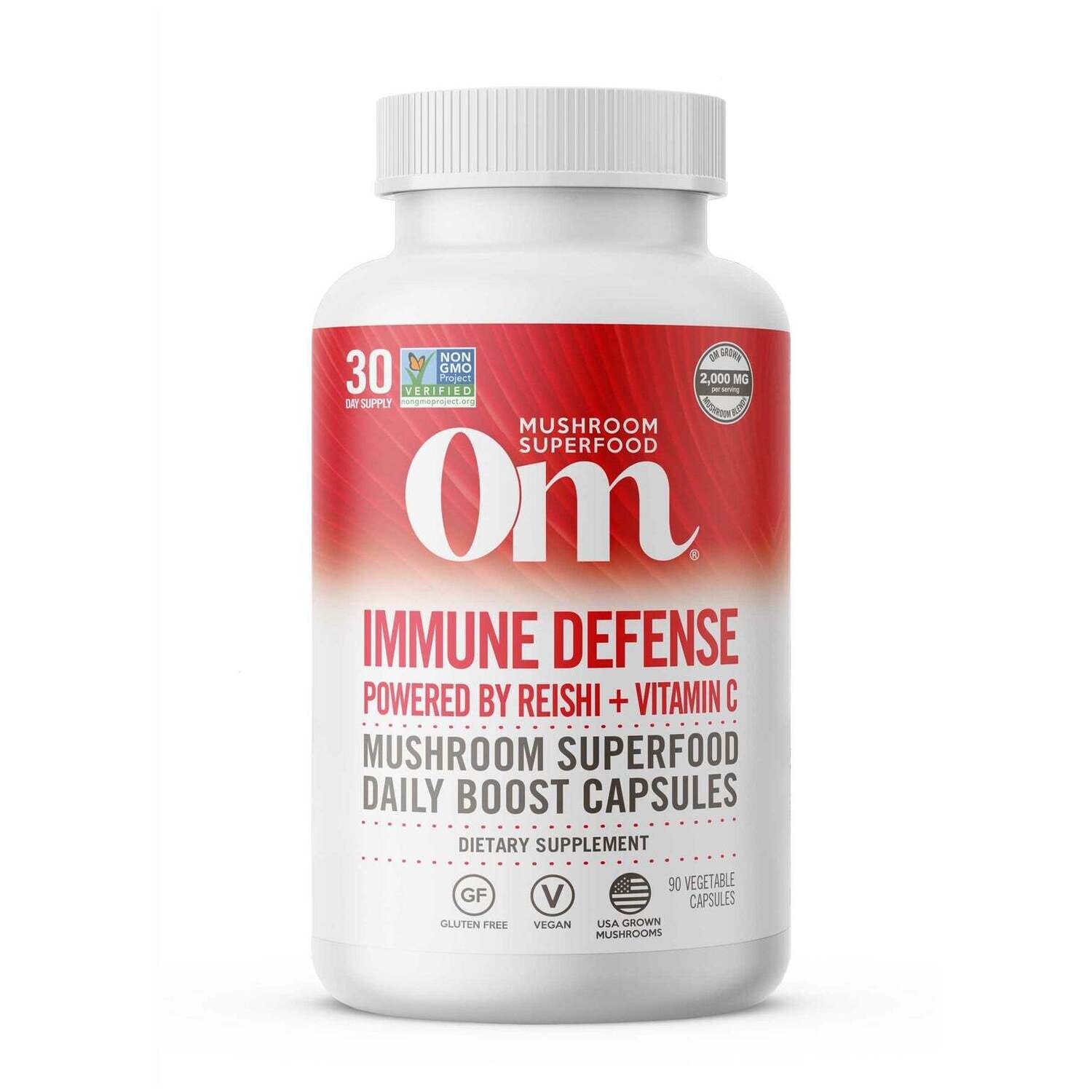 Om Mushroom Immune Defense 80cap